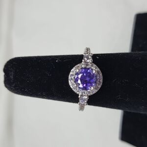 LAB CREATED ALEXANDRITE RING
